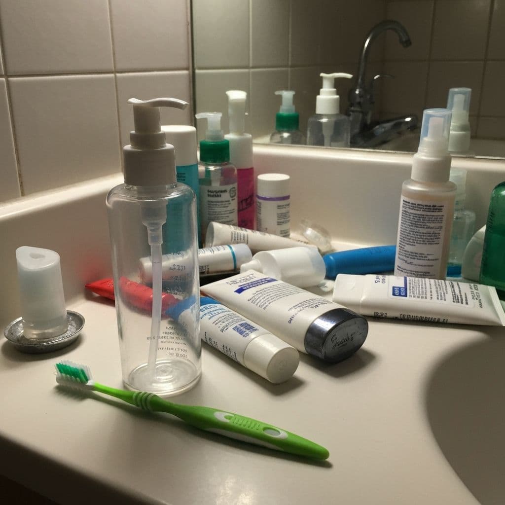 Bathroom counter